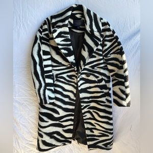 Rachel Roy Zebra Prescott Size XS wool blend